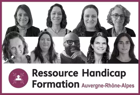 photo &eacute;quipe Ressources handicap formation Auvergne Rh&ocirc;ne Alpes