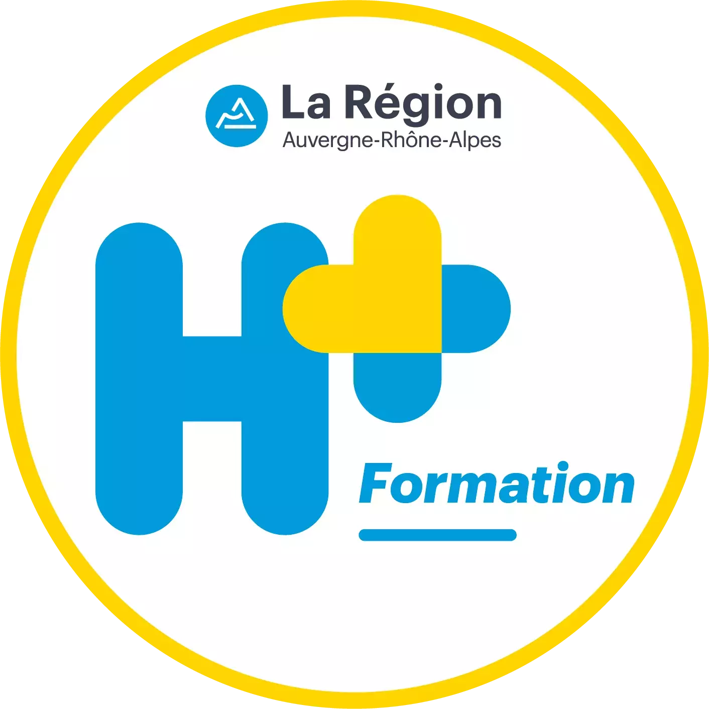 logo H+ Formation R&eacute;gion Auvergne Rhone Alpes